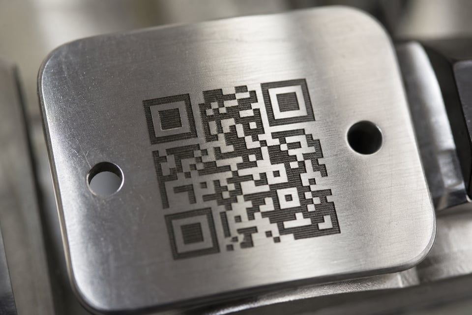 Gravare coduri QR cu laser – exemplu de aplicație Automator