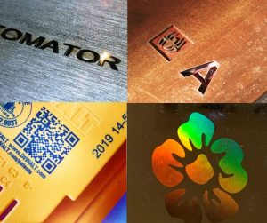 Laser marking on different materials